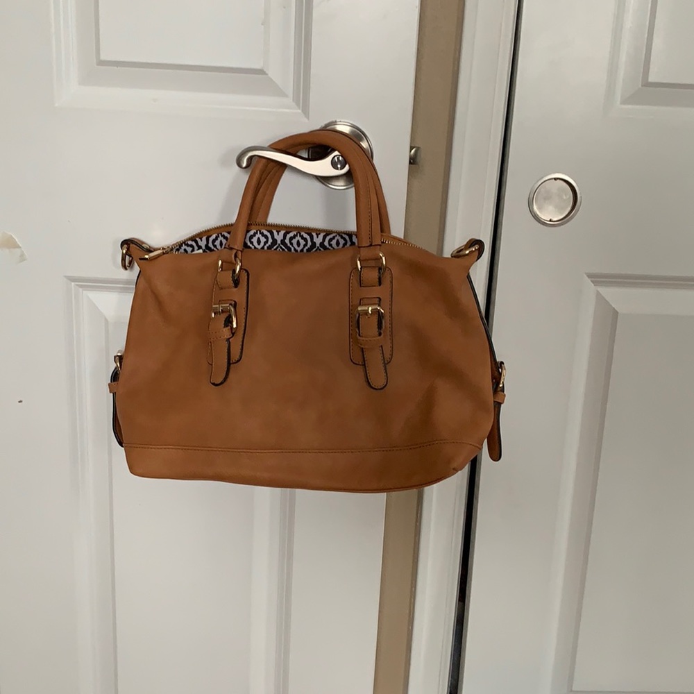 NWT Urban Expressions Bianca-Buckle-Detail Satchel